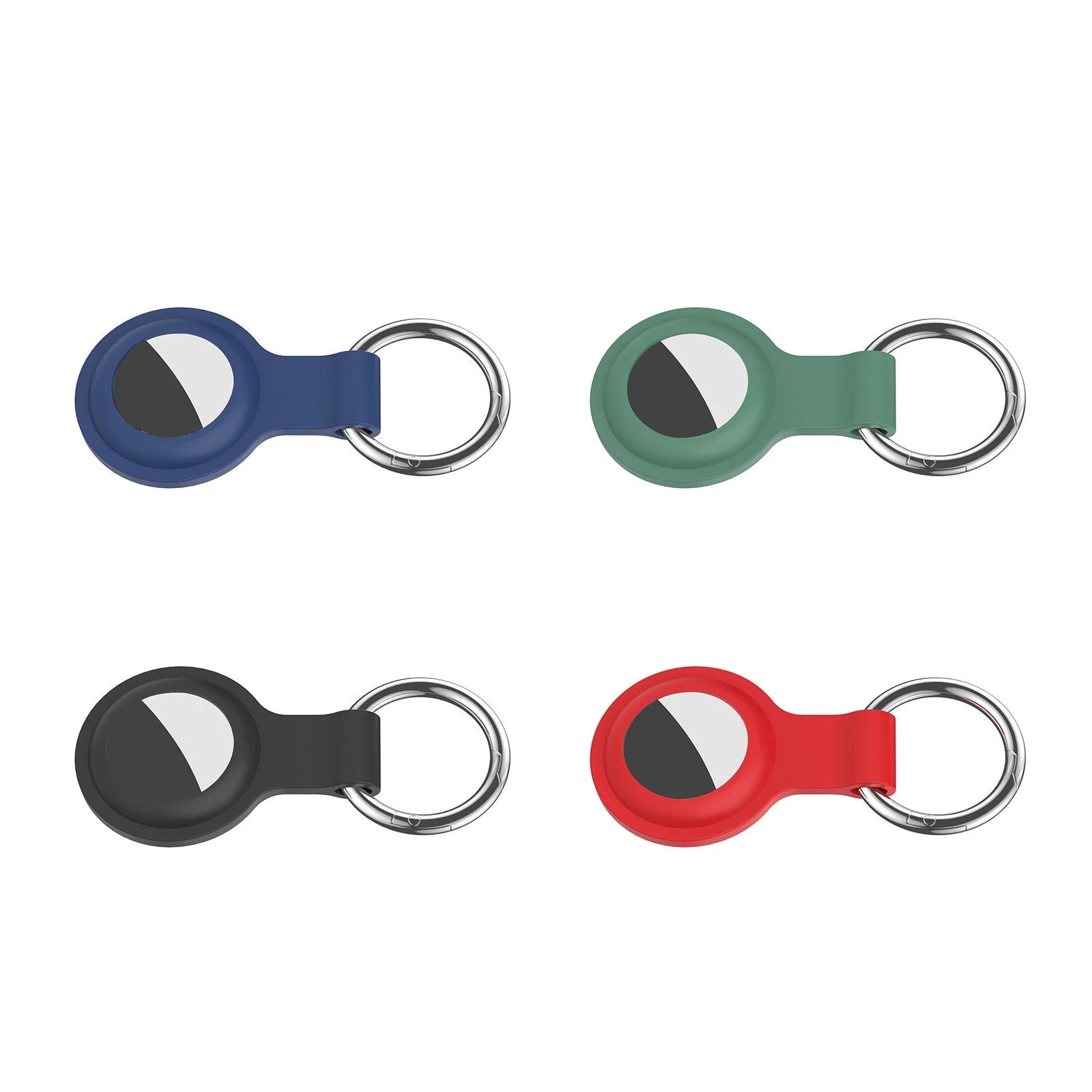 Silicone Protective Sleeve Cover Keychain Case Protector For Airtag