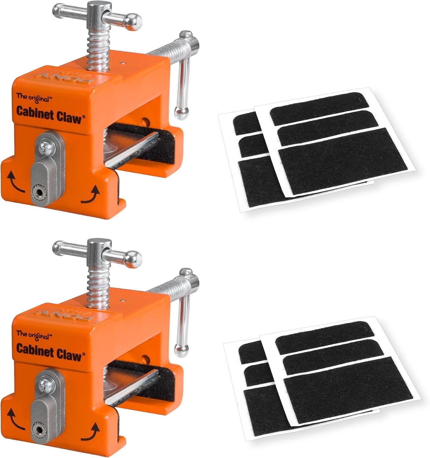 PONY 2-Pack Cabinet Clamps, 8510 Cabinet Claw 440 lbs Load Limited