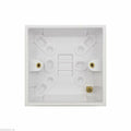 1 Gang Single Back Box Pattress 25mm