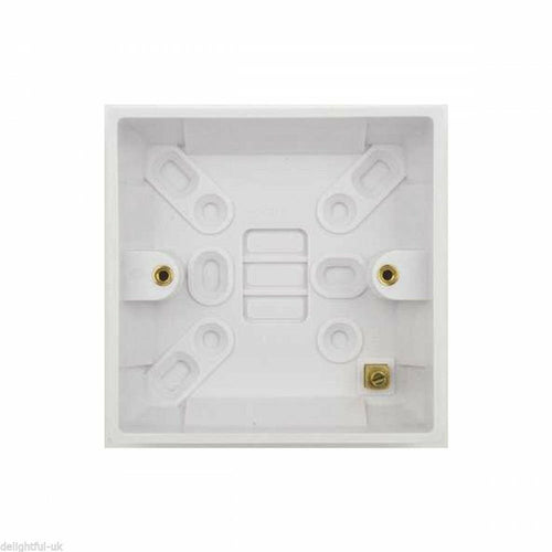 1 Gang Single Back Box Pattress 25mm