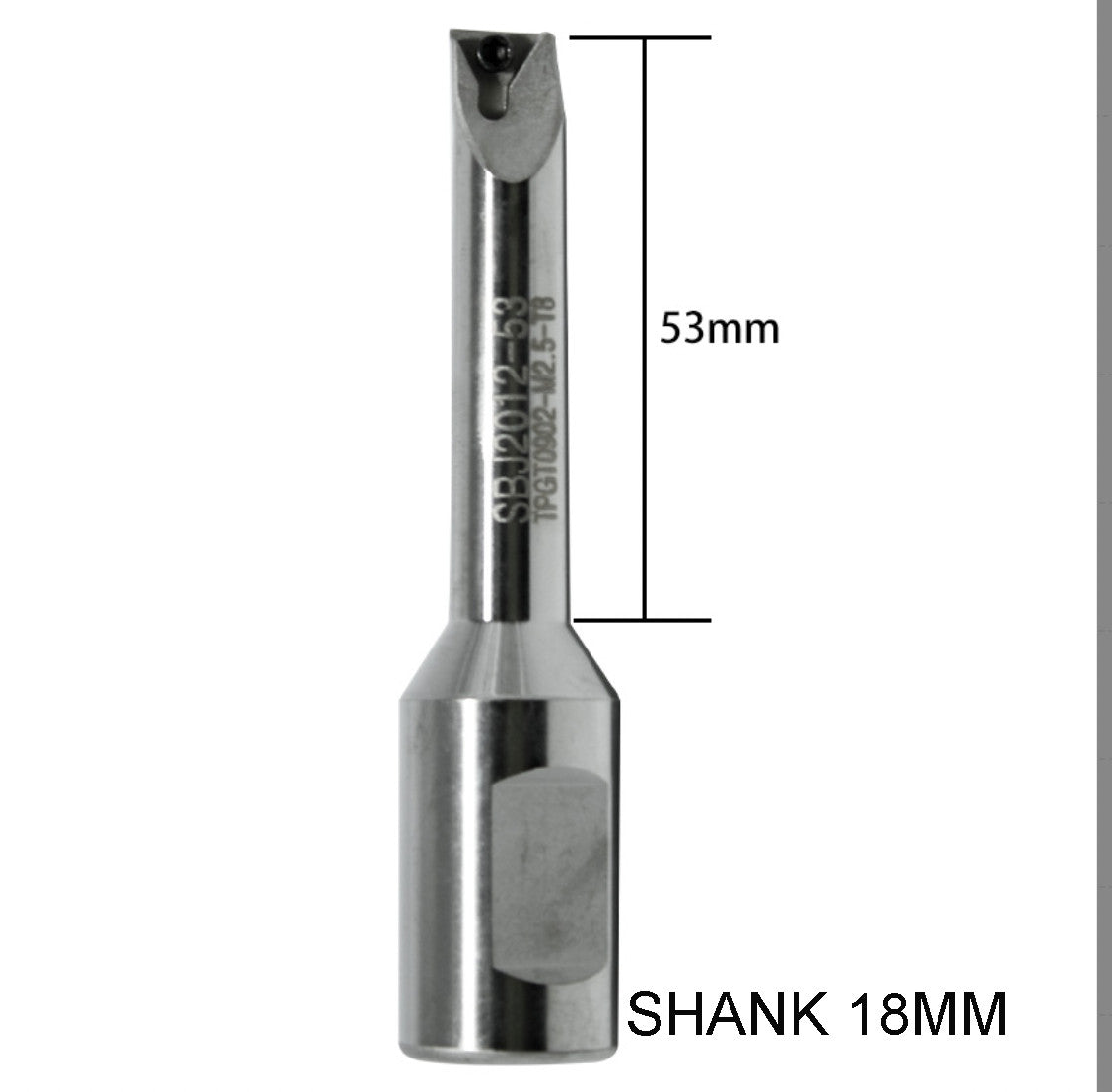 1pc 12mm X 53mm Indexable Boring Bar And 1pc Tbgt09t304 Carbide