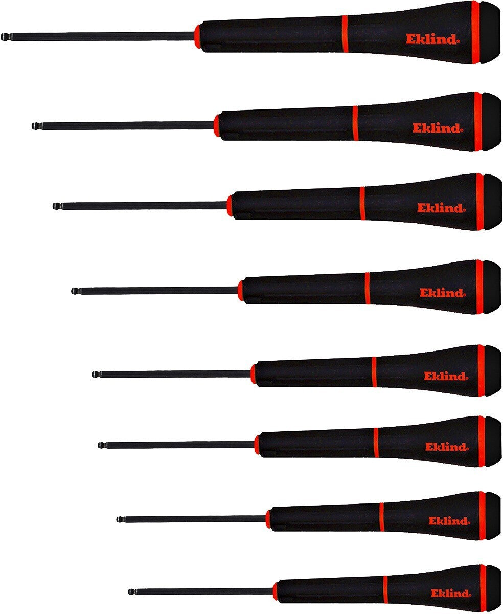 Eklind 8pc SAE Hex Screwdriver Set Ball End