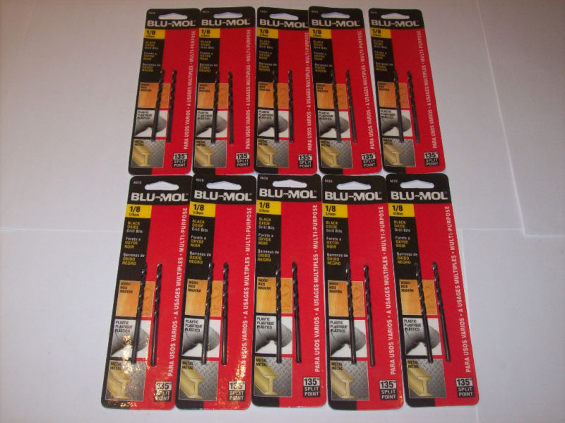 Blu-Mol Drill Bits for Metal/Wood