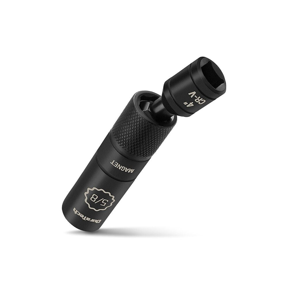 DURATECH 5/8-Inch Swivel Magnetic Spark Plug Socket 3/8-Drive