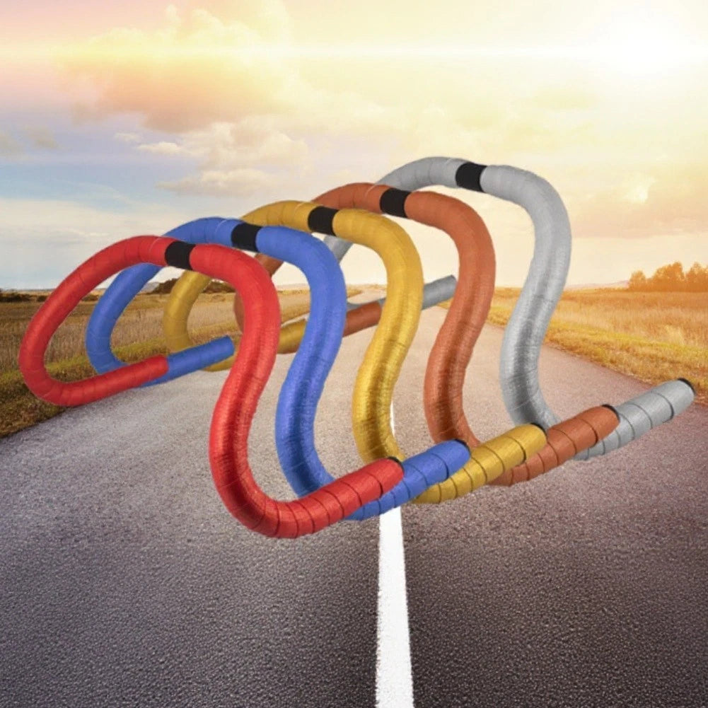 Breathable Shock Absorbing Handlebar Tape For Road Cycling Non Slip