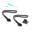M2 To Sata 3.0 Pci-e3.0 Card Key A +E Wifi M.2 To Dual Port Sata