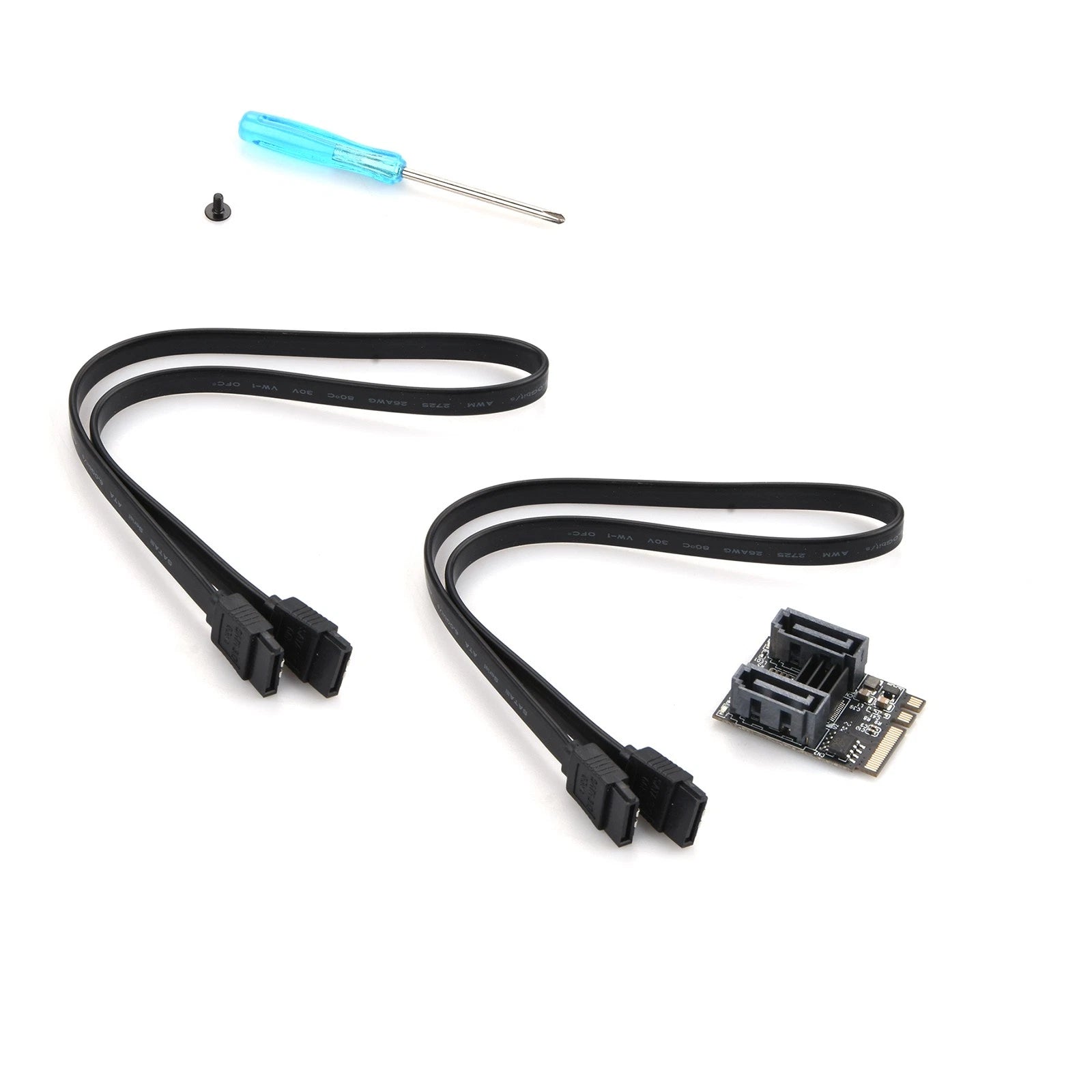M2 To Sata 3.0 Pci-e3.0 Card Key A +E Wifi M.2 To Dual Port Sata