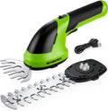 WORKPRO Cordless Grass Shear & Shrubbery Trimmer - 2 in 1 Handheld 7.2V