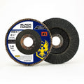 5 Pack 4.5" X 7/8" Xl 40 Grit High Density Flap Discs Jumbo Grinding