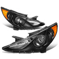 Fit 2011-2014 Sonata Black Housing Amber Corner | Built Supply Co