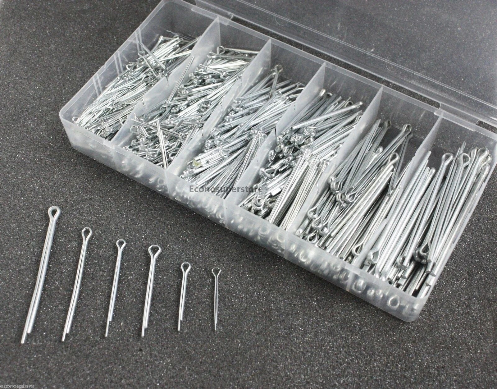 Straight Cotter Pin Clip Key Fitting Assortment Set 6 Variety Size
