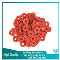 Metric Red Fibre Flat Sealing Washers