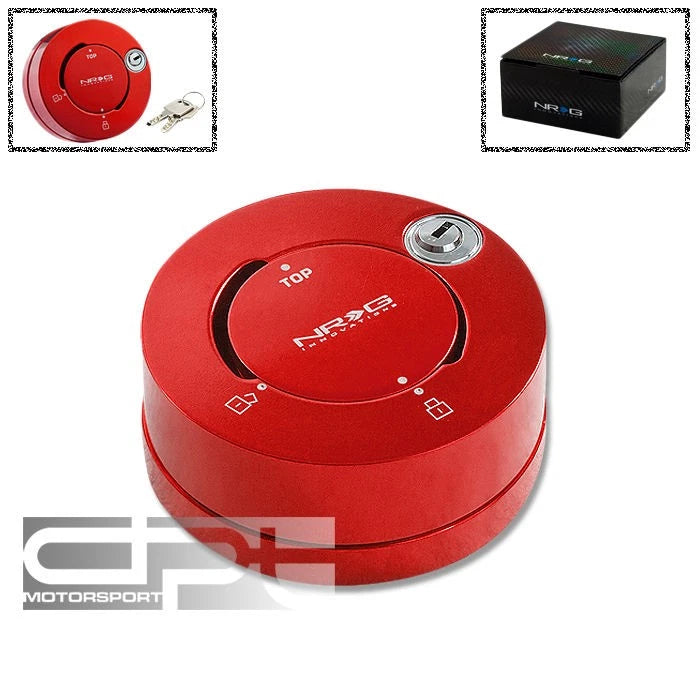 Nrg Steering Wheel Quick Release Adapter Gen 2.0/2.5 Red 3.5" Lock