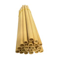 Hand Crafted Organic 8" Biodegradable, Reusable Bamboo Drinking Straws