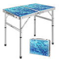 Villey 2ft Portable Folding Camping Table Small Picnic Table