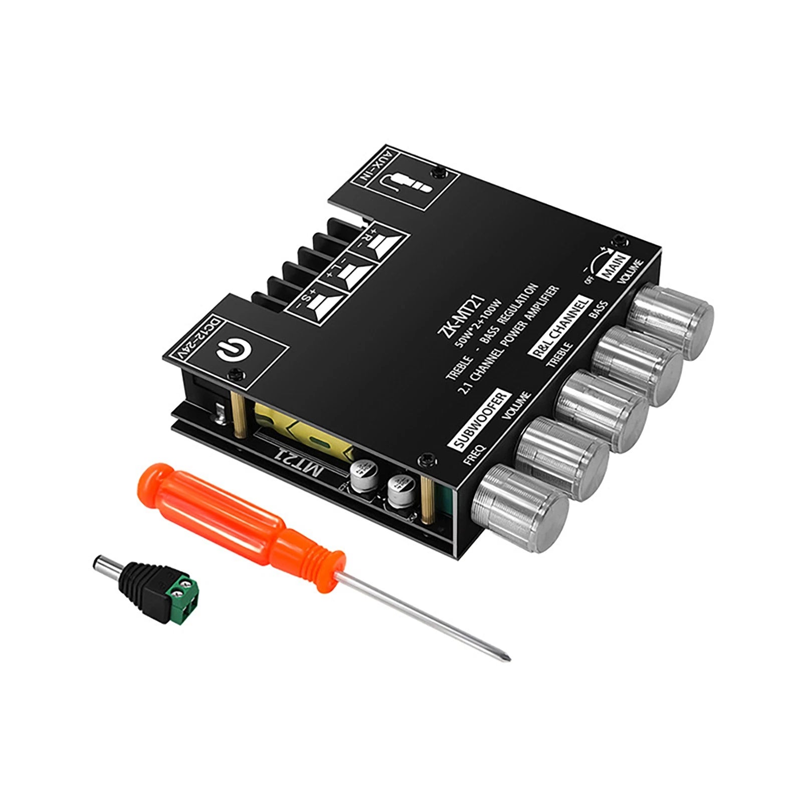 Mt21 2.1 Channel Bluetooth 5.0 Subwoofer Amplifier Board 2*50W+100W