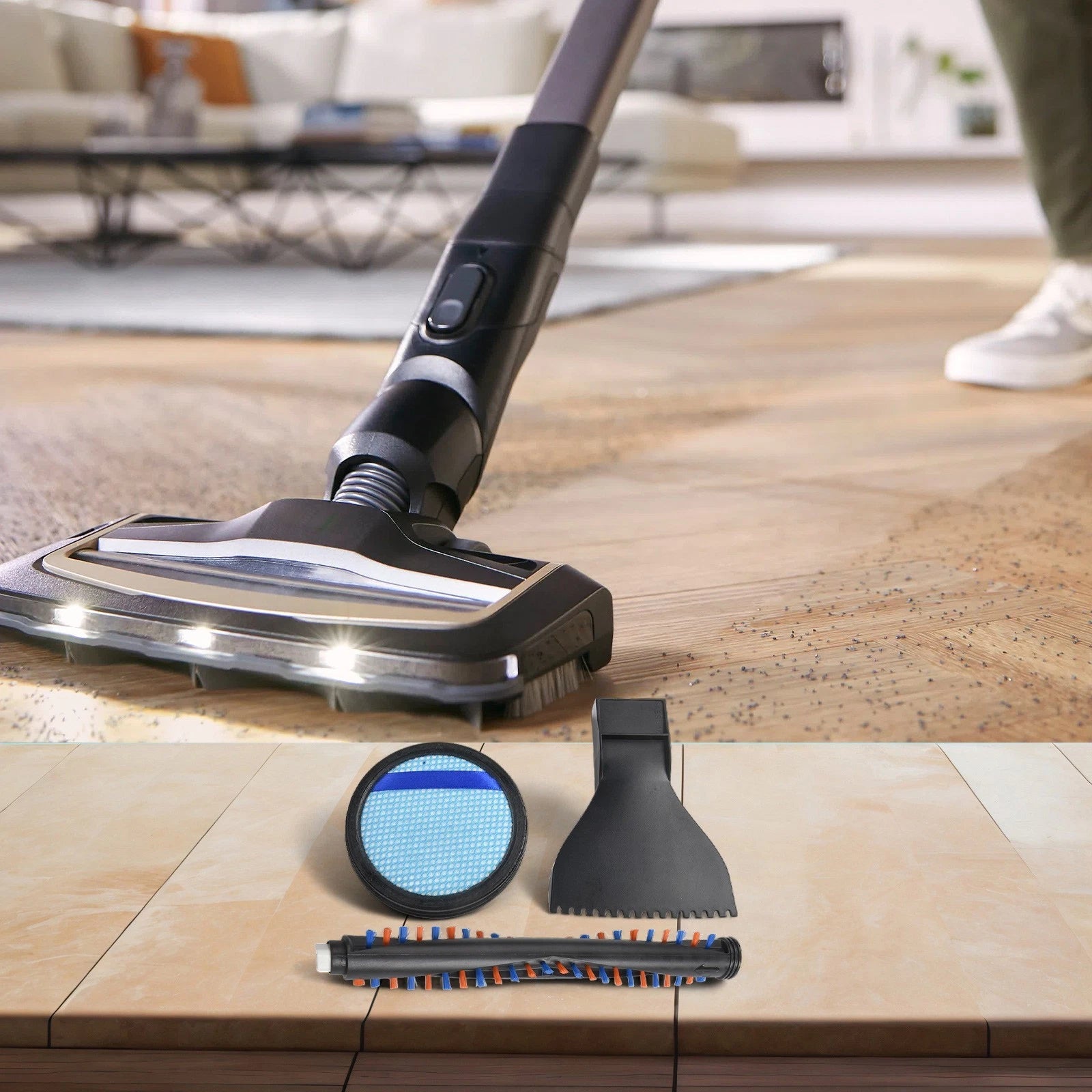 Rotating Nozzle And Filter Accessory Set Designed For Pet Owners'