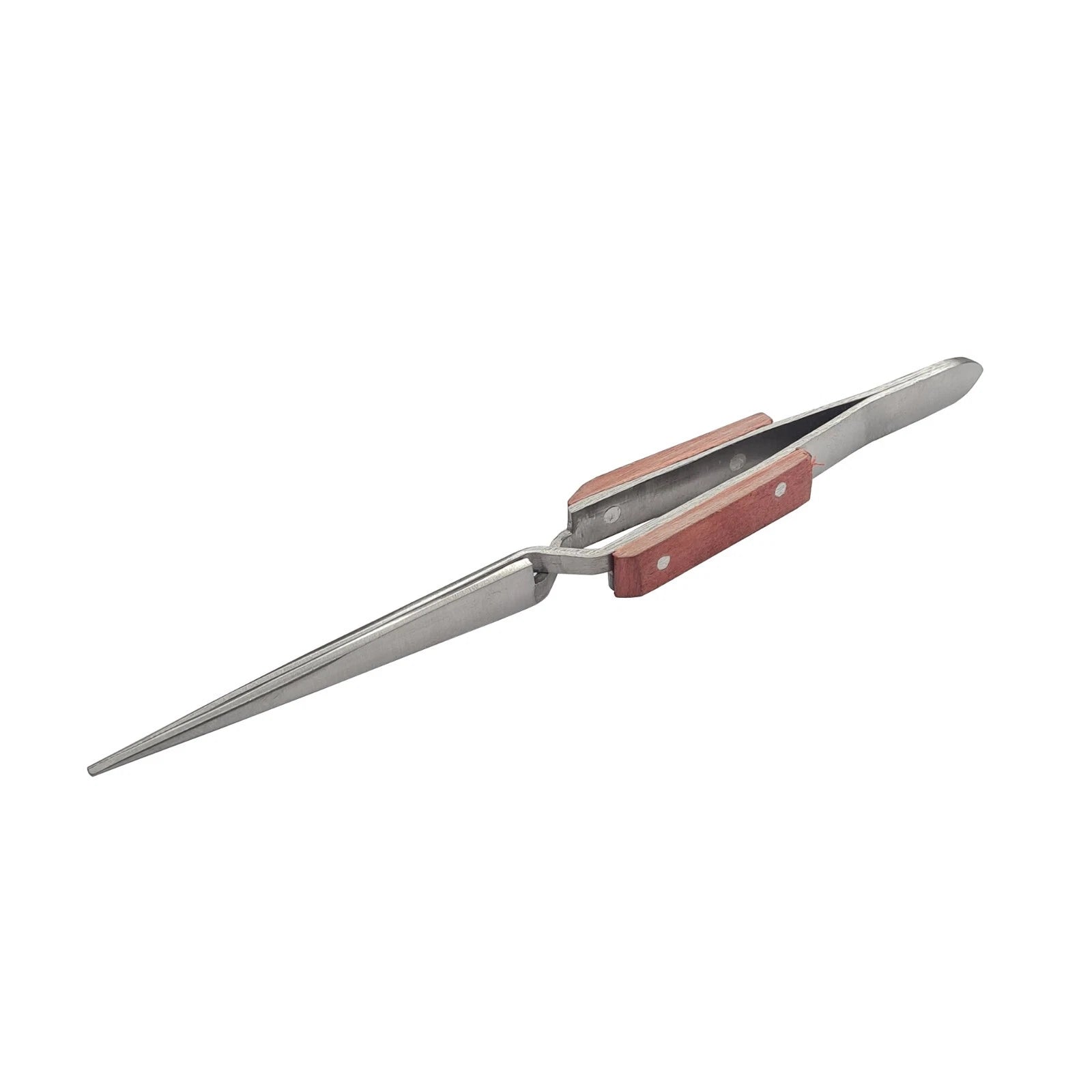 Straight Tweezer Cross & Self Locking Tweezers 6-1/2" Length With