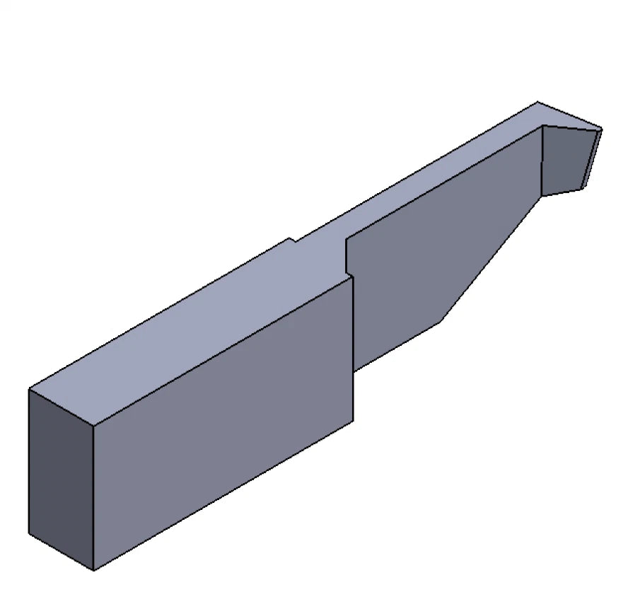 Carbide Internal Boring Bar 0.125 Diameter R0.005 | Built Supply Co