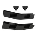 Driver+Passenger Mid Frame Rust Repair w/Spring Mount Black For Toyota