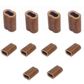 3/8" Wire Rope Sleeve,cable Crimp Ferrule, Copper Gritted Crimping