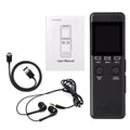 New Black 32gb Digital Recorder Voice Activated Recorder Supports