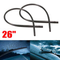 2pcs Silicone Frameless Wiper Blade Refill Car Bus Windshield
