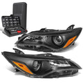 For 2015-2017 Toyota Camry Black Amber Side | Built Supply Co