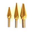 Neiko 3pc Titanium Step Bit Set