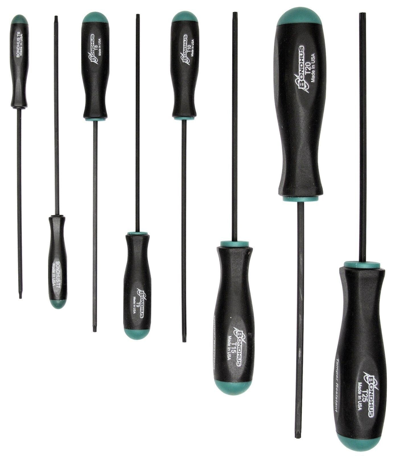Bondhus Torx Screwdriver Set T25-T6