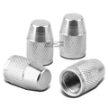 Aluminum Tire/rim Valve Air Port Dust Cover Stem Cap/caps Rt007 Silver