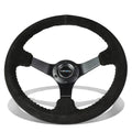 Nrg Reinforced 35cm 3"deep Dish Suede Grip Matte | Built Supply Co