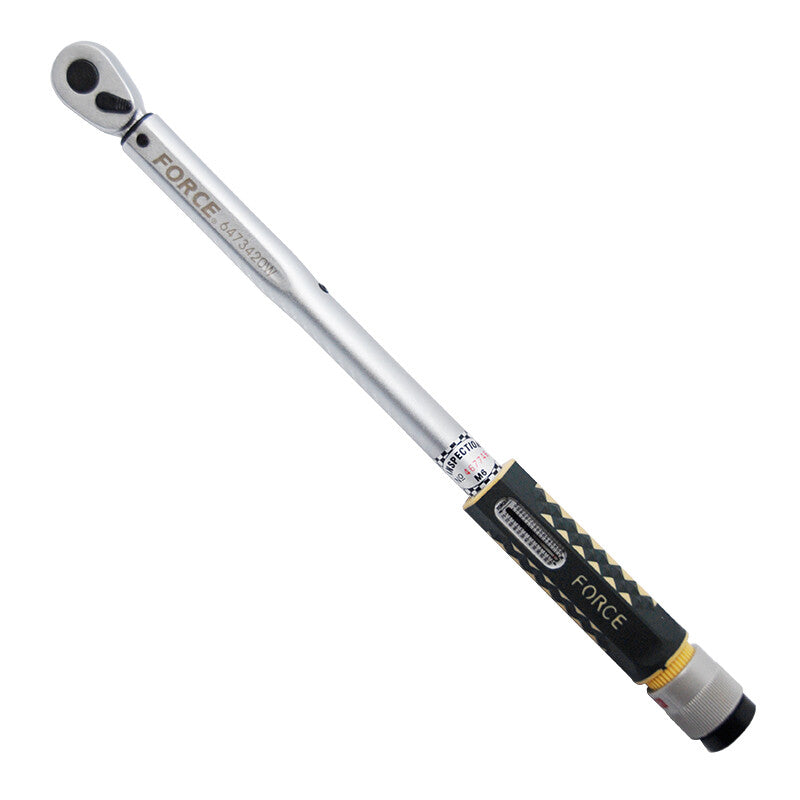 Torque Wrench for 1/4-3/8″-1/2" Dr. Tone Control by Force