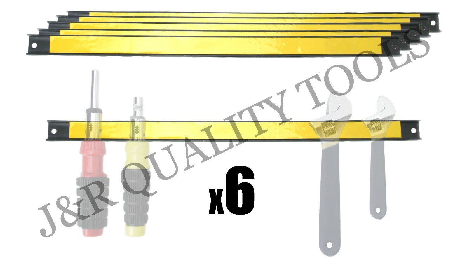 18'' Magnetic Tool Holder Bar 6PCS