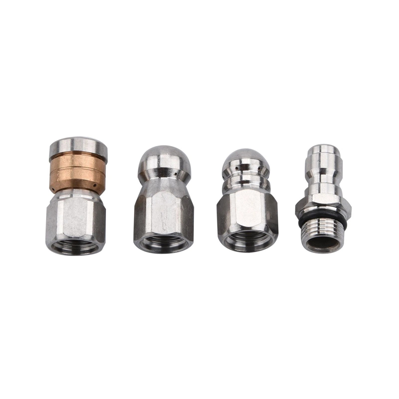 Up To 5000PSI Washer Sewer Jetter Nozzle Drain Cleaning Hose Tip