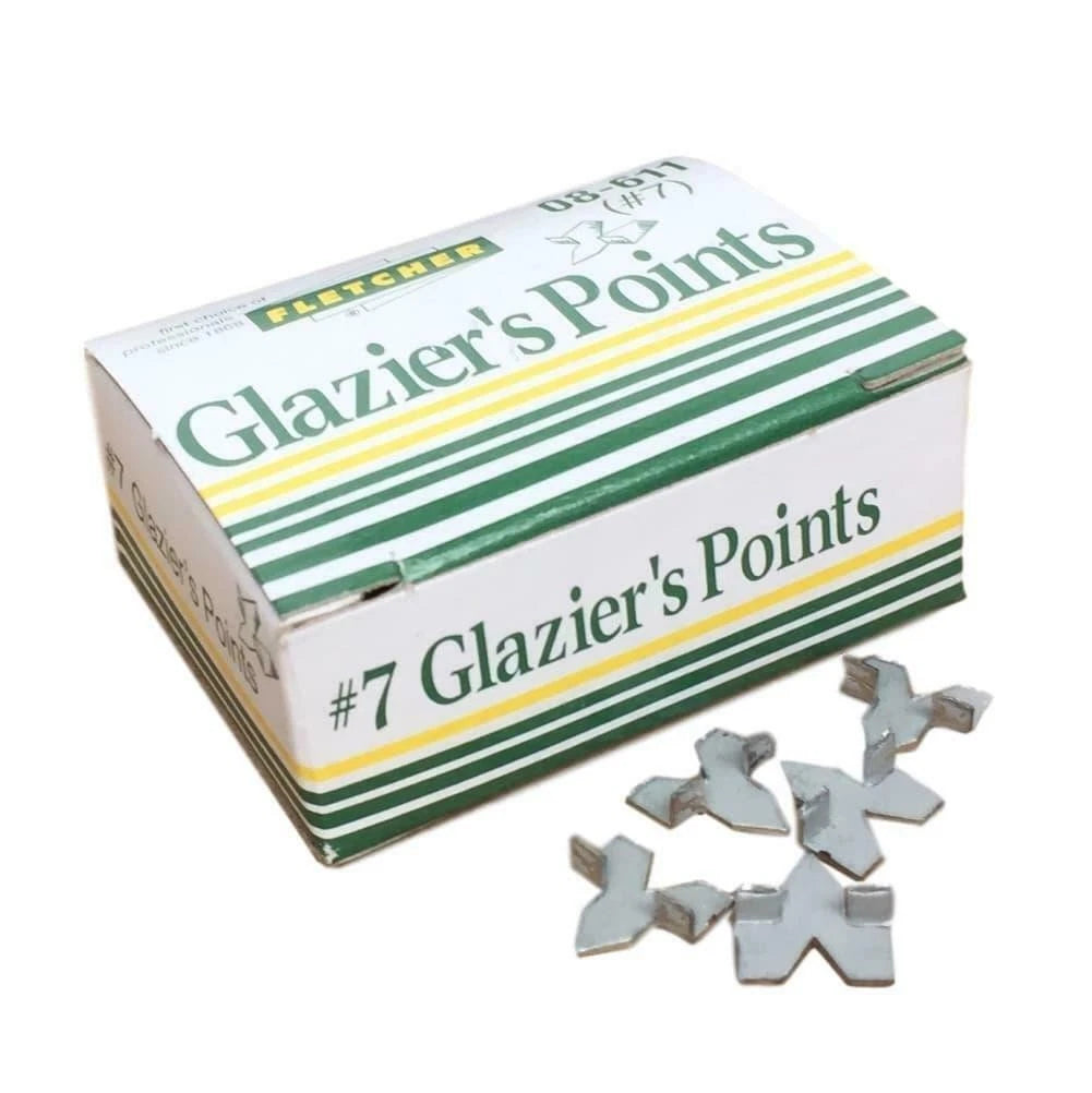 Fletcher Glazier's Push Points Glazing Framing Glass 10, 50, 100, 200