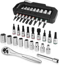 Duratech 1/4" Drive Socket Set S2 Alloy Steel Ratchet Wrench Sets New