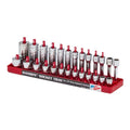 Hansen Global 1/4" Drive Standard & Deep Socket Organizer