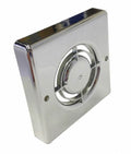 Manrose 100mm Chrome Fascia Fan Cover