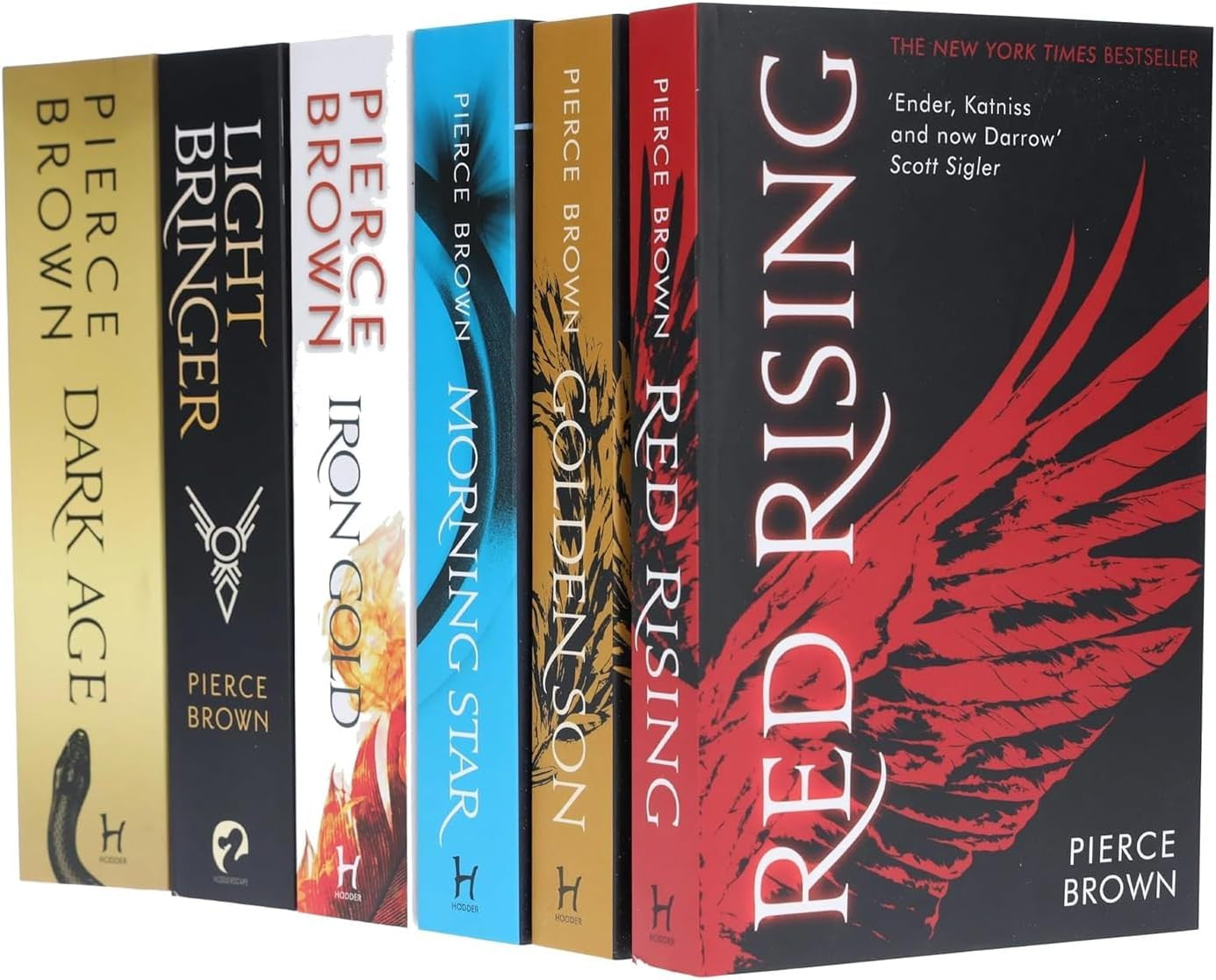 Red Car The Red Rising Series 6 Books Collection Set (red Rising