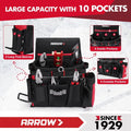 ARROW Heavy-Duty Electrician Tool Belt by ARROW