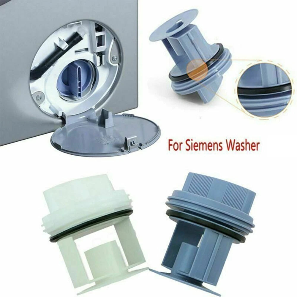 New Washer Drainage Pump Seal Cover Plug For Siemens Wm1095/1065
