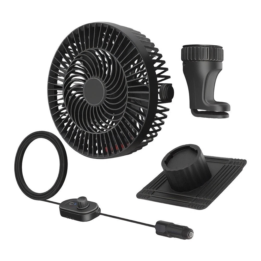 Car Rotation Fan 24V 12V For Large Commercial Truck Cab Efficient