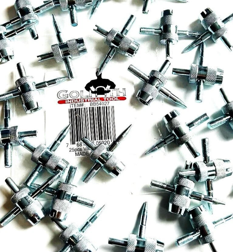 10 Goliath Industrial 4 Way Valve Core Tools Tire Repair Removal