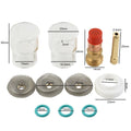 TIG Torch Set Welding Torch Set #12 18 3/32 Gas Lens For WP-17 TIG TorchOpens in