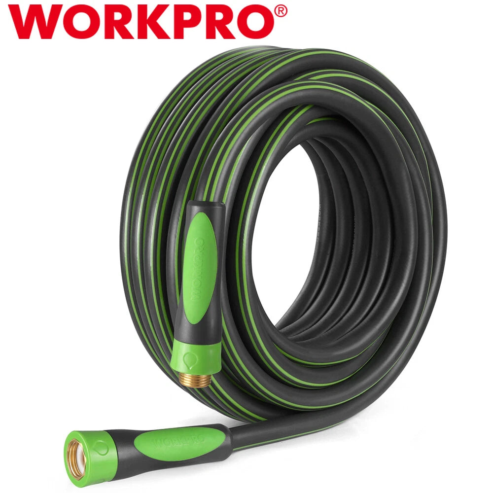 Workpro 5/8 In X 50 Ft Garden Hose Bi-material Rotation Handle Hybrid
