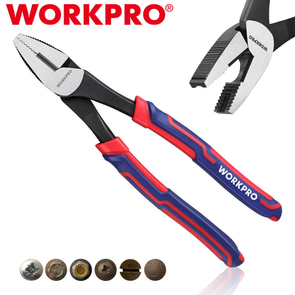 Workpro Screw Extractor Plier 8-Inch Stripped Screw Remover Tool