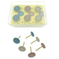 Dental Composite Resin Polishing Disc Kit Spiral Flex Brush Burs 3