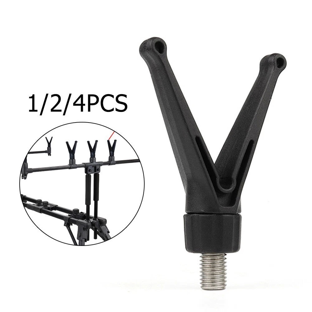 1/2/4* Carp Fishing Rod Rest Head Rod Holder Bracket Head V-shape