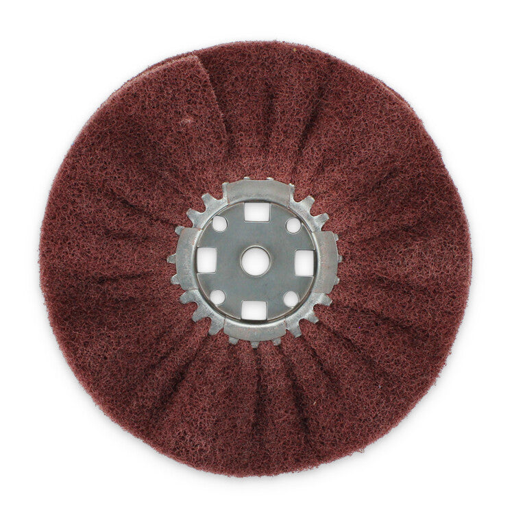 10" Satin Surface Prep Airway Buffing Wheel 3" Center Plate x 5/8"
